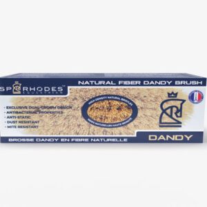 SP RHODES Custom Dandy Brush Antibacterial Natural Fiber Quality Dandy Brush Best Dandy Brush In Box