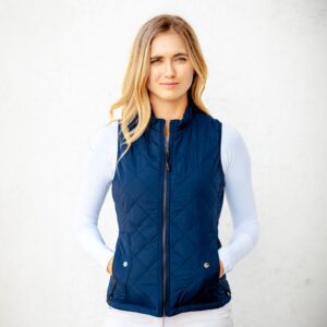 SP RHODES Ladies Lightweight Quilted Equestrian Vest