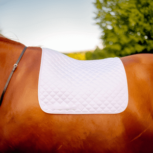 SP RHODES Profiled Non-Slip Dressage Saddle Pad - White