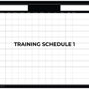 Training Schedule 1