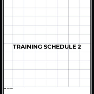 Training Schedule 2