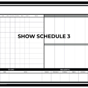 Show Schedule 3