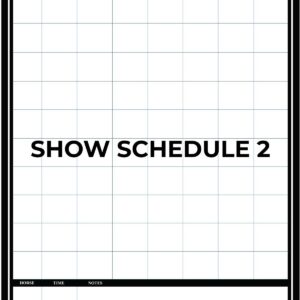 Show Schedule 2