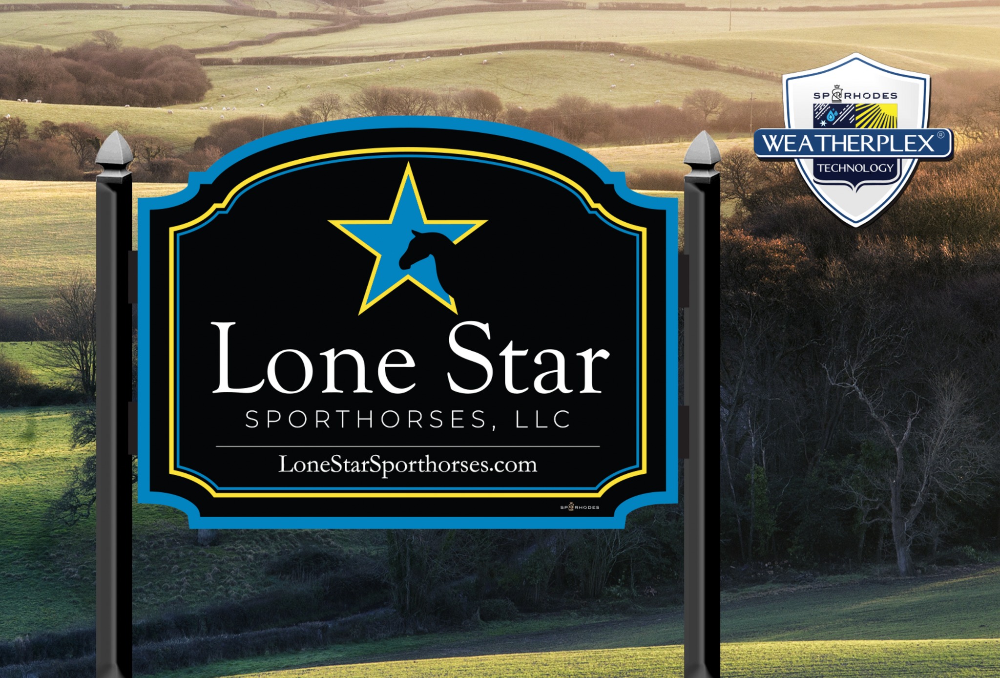 Lone Start Sporthorses Custom Stable Sign For Horses