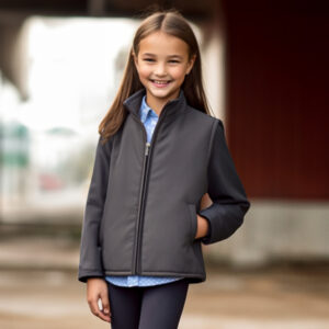 Youth Waterproof Equestrian Soft Shell Jacket