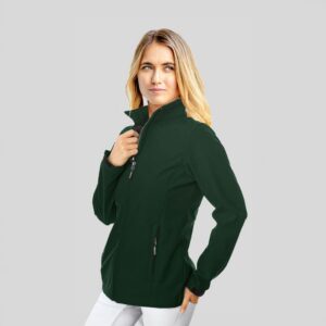 Mid-Length Soft Shell Equestrian Team Jacket - Hunter Green or Navy Blue