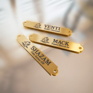 SP RHODES Brass Halter Plates