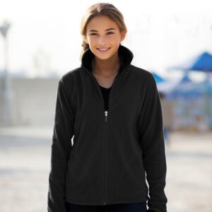 Youth Equestrian Fleece Riding Jacket Black