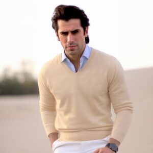 SP RHODES Men’s Hunter Tan Team Sweater