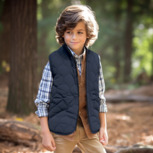 SP RHODES Kids Unisex Preppy Lightweight Equestrian Vest