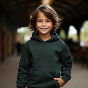 Customizable Youth Equestrian Hoody - Hunter Green