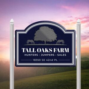 SP RHODES 2ft x 3ft Farm Sign - Shipping Included