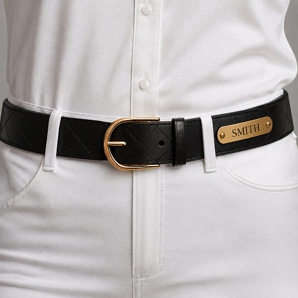 SP RHODES Customizable Equestrian Leather Belt