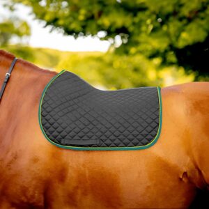 Sunguard Sunbrella Trim/Piping – Custom Jump Saddle Pad - Black