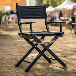 SP RHODES Chair Height Equestrian Director's Chair (Canvas fabric)