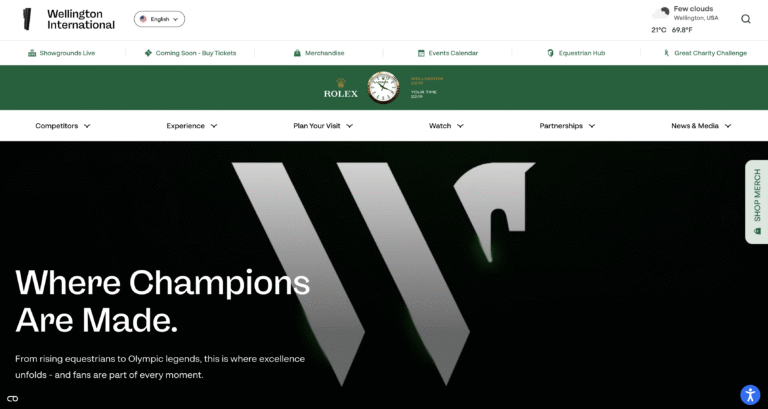 SP RHODES Was the Top Choice to Rebuild the Wellington International Website