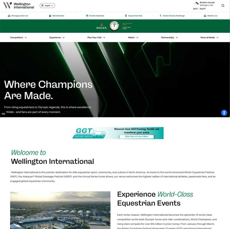 SP RHODES Contracted to Rebuild the Wellington International Website