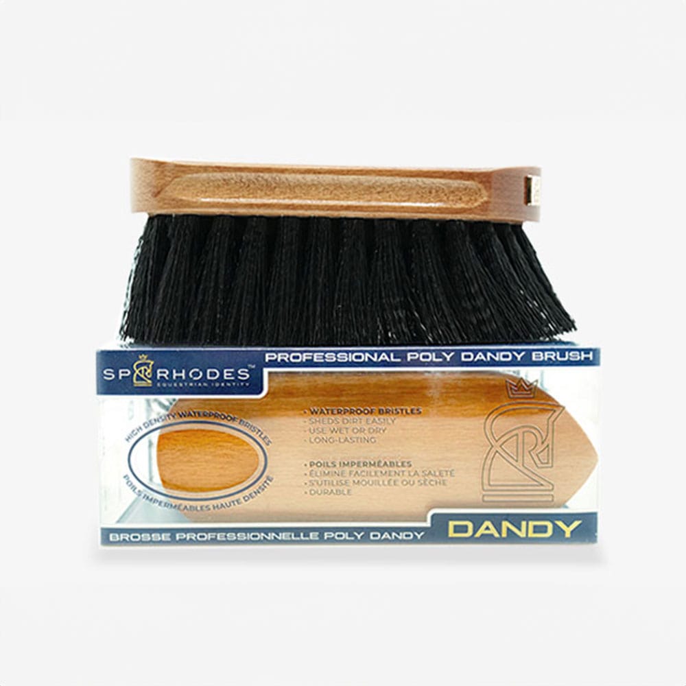 SP Rhodes personalized horse dandy brush