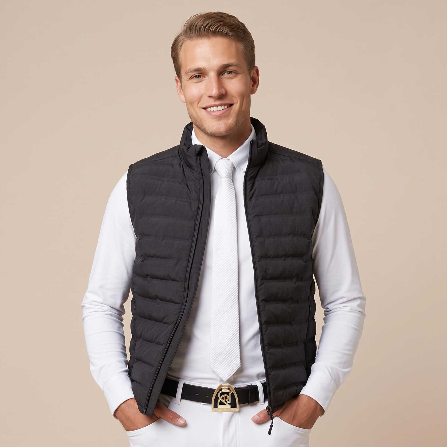 SP Rhodes Everyday Men's Insulated Equestrian Puffer Vest