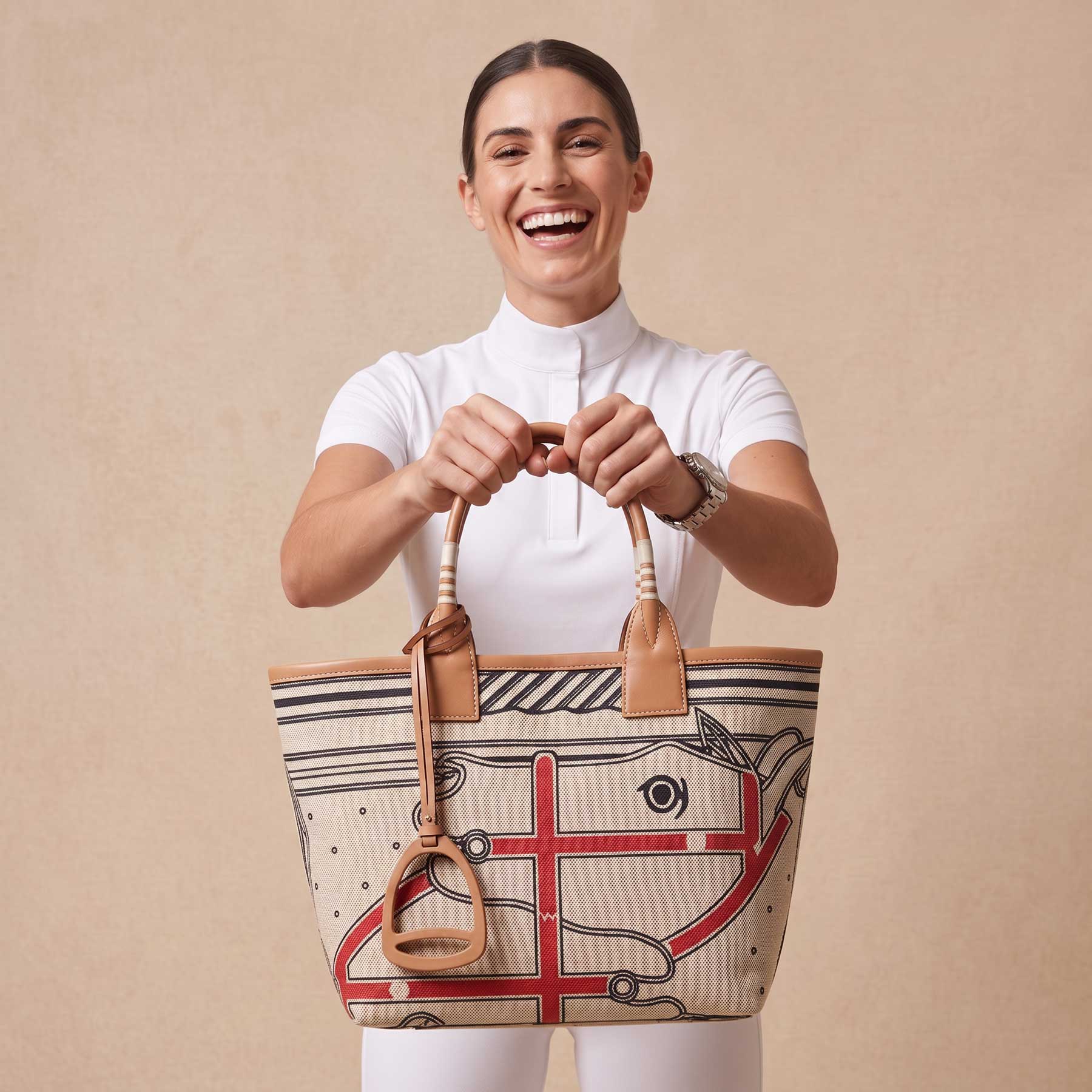 Amelia with SP Rhodes Carousel Tote