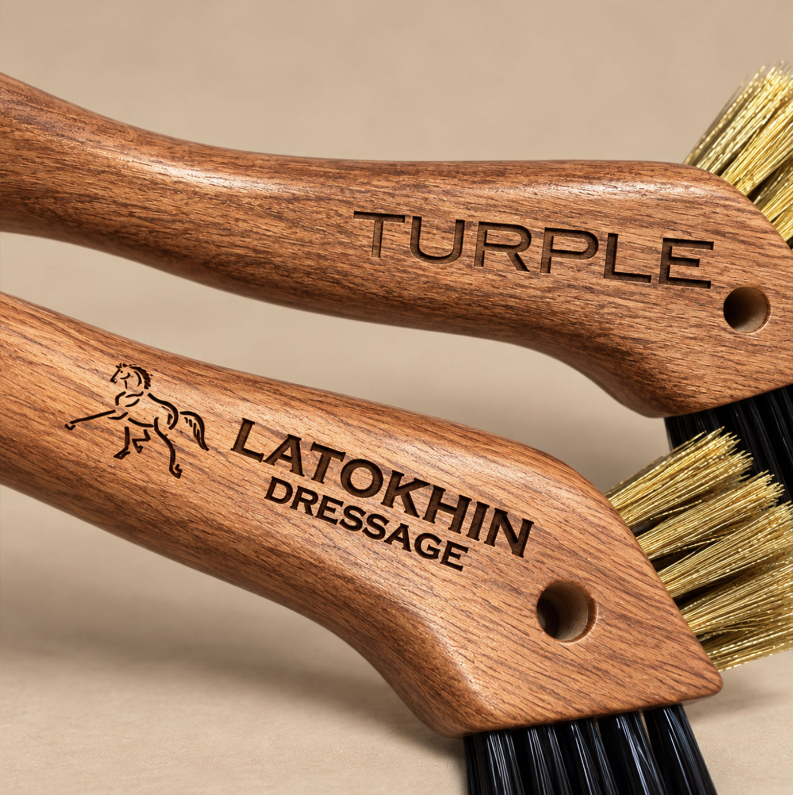 SP Rhodes Personalized Dual-Groom™ Copper Bristle Hoof Pick 2 sp-rhodes-custom-engraved-horse-hoof-pick