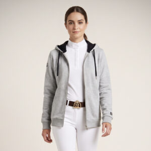Personalized 2-Way Stretch Equestrian Full Zip Hoodie