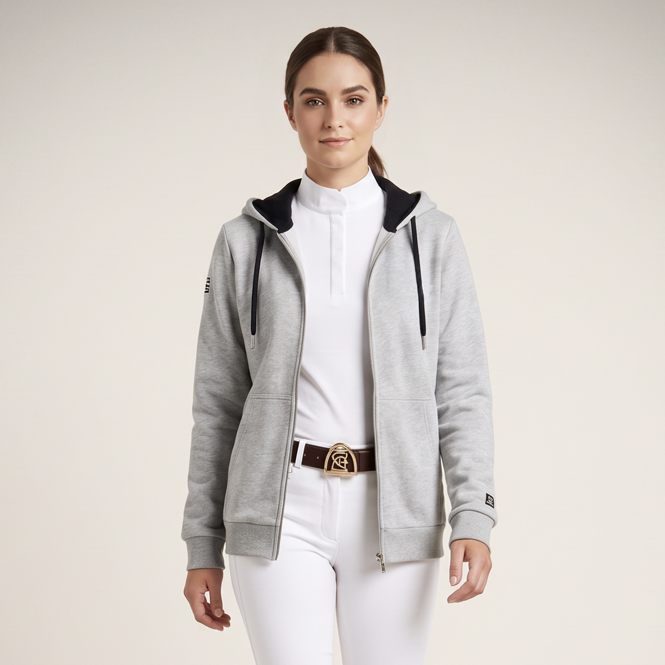 Rider with her horse in SP RHODES apparel