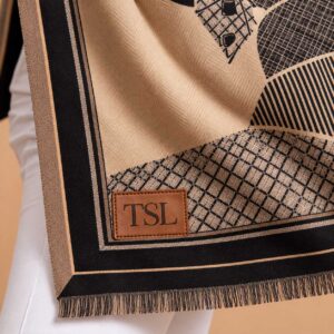 SP Rhodes Tuxexdo Pony Equestrian Scarf