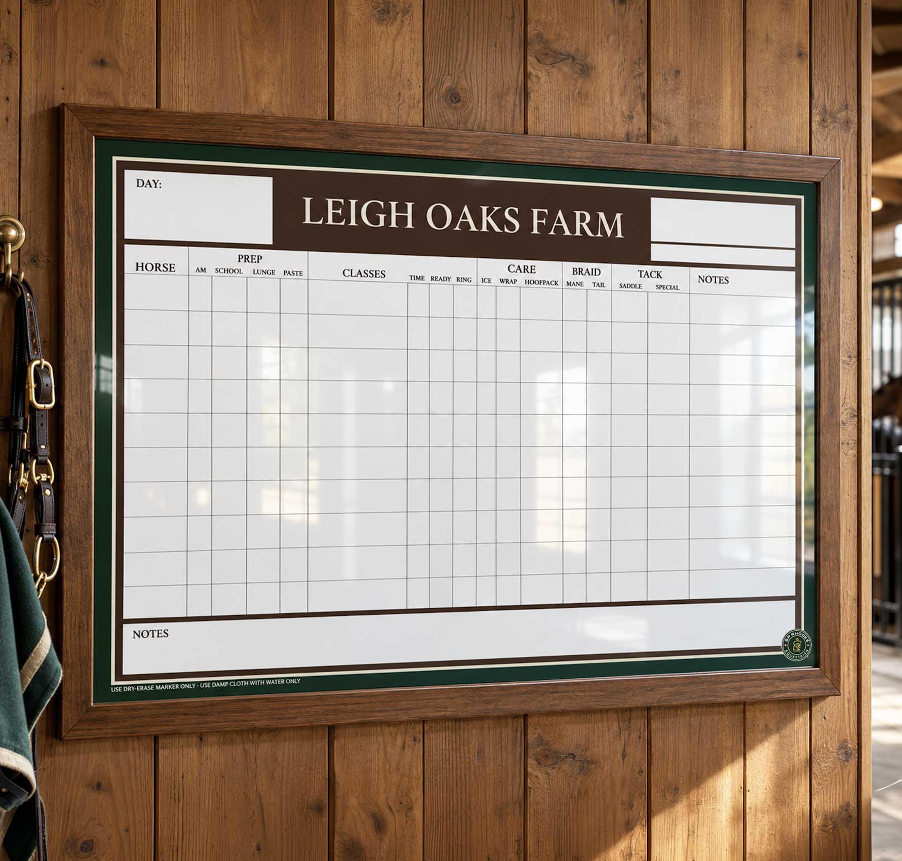SP Rhodes Custom Equestrian Whiteboards 3 SP Rhodes Custom Equestrian Whiteboards - Image 3