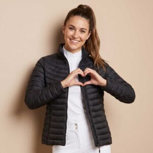 SP Rhodes Women's Packable Equestrian Puffer Jacket