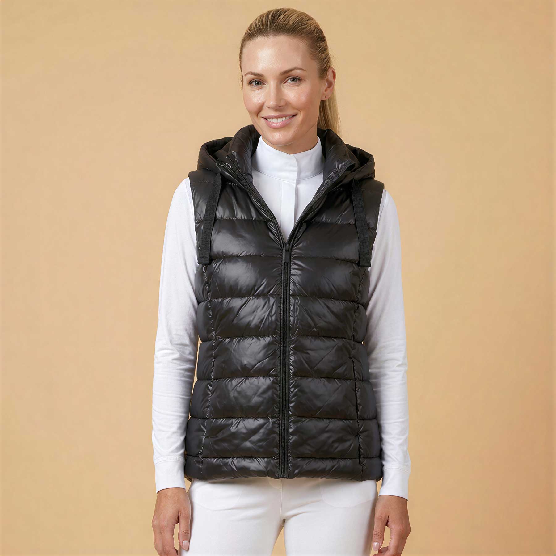 SP Rhodes Ladies Winter Equestrian Puffer Vest | Removable Hood 1 sp-rhodes-puffer-vest-wiht-removable-hood