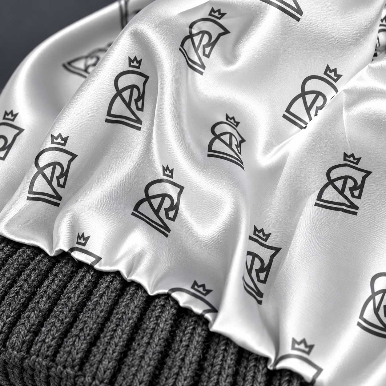 SP Rhodes Sateen Lined Knit Pom Pom Beanie 7 SP Rhodes Sateen Lined Knit Pom Pom Beanie - Image 7
