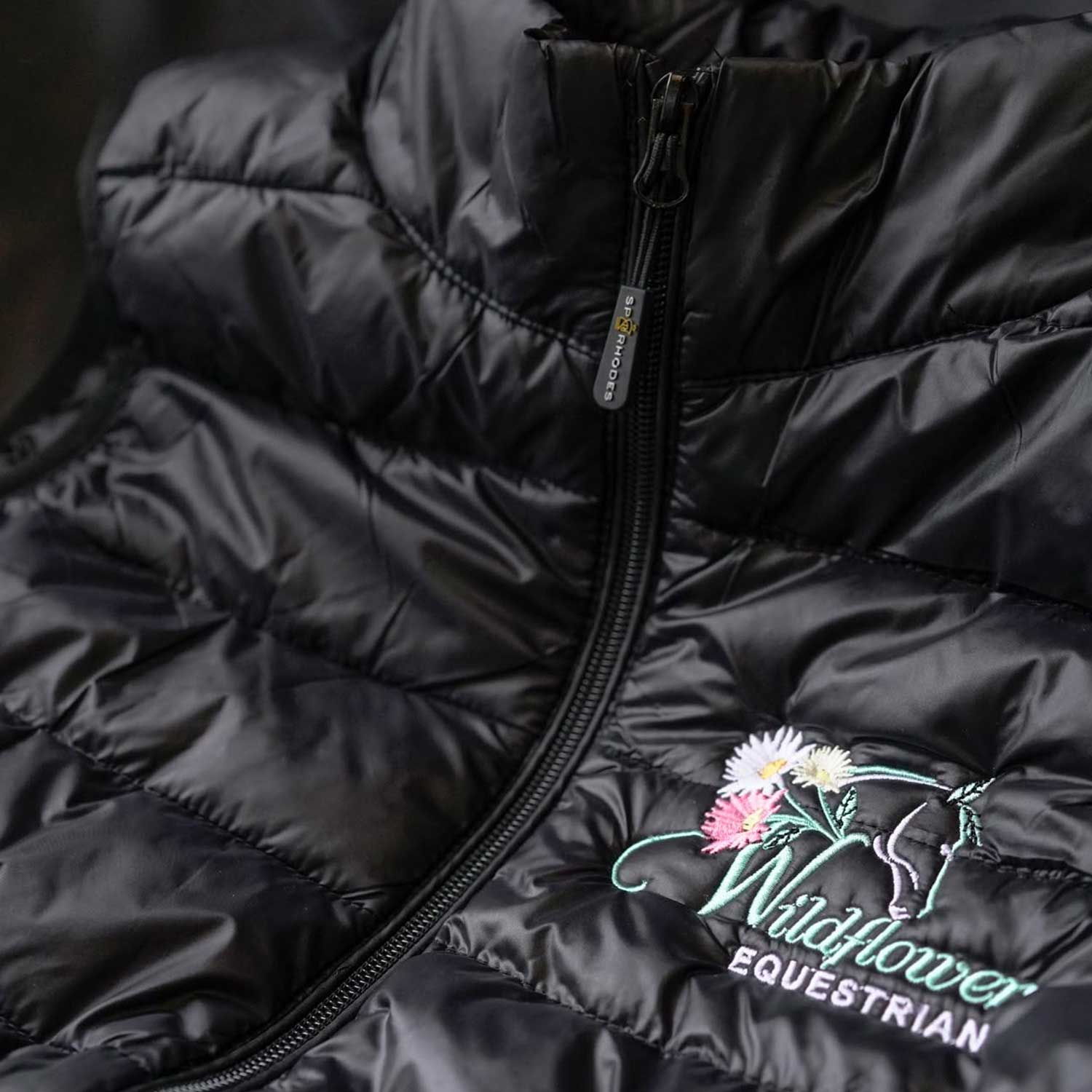 SP Rhodes Ladies Winter Equestrian Puffer Vest | Removable Hood 2 SP Rhodes Ladies Winter Equestrian Puffer Vest | Removable Hood - Image 2