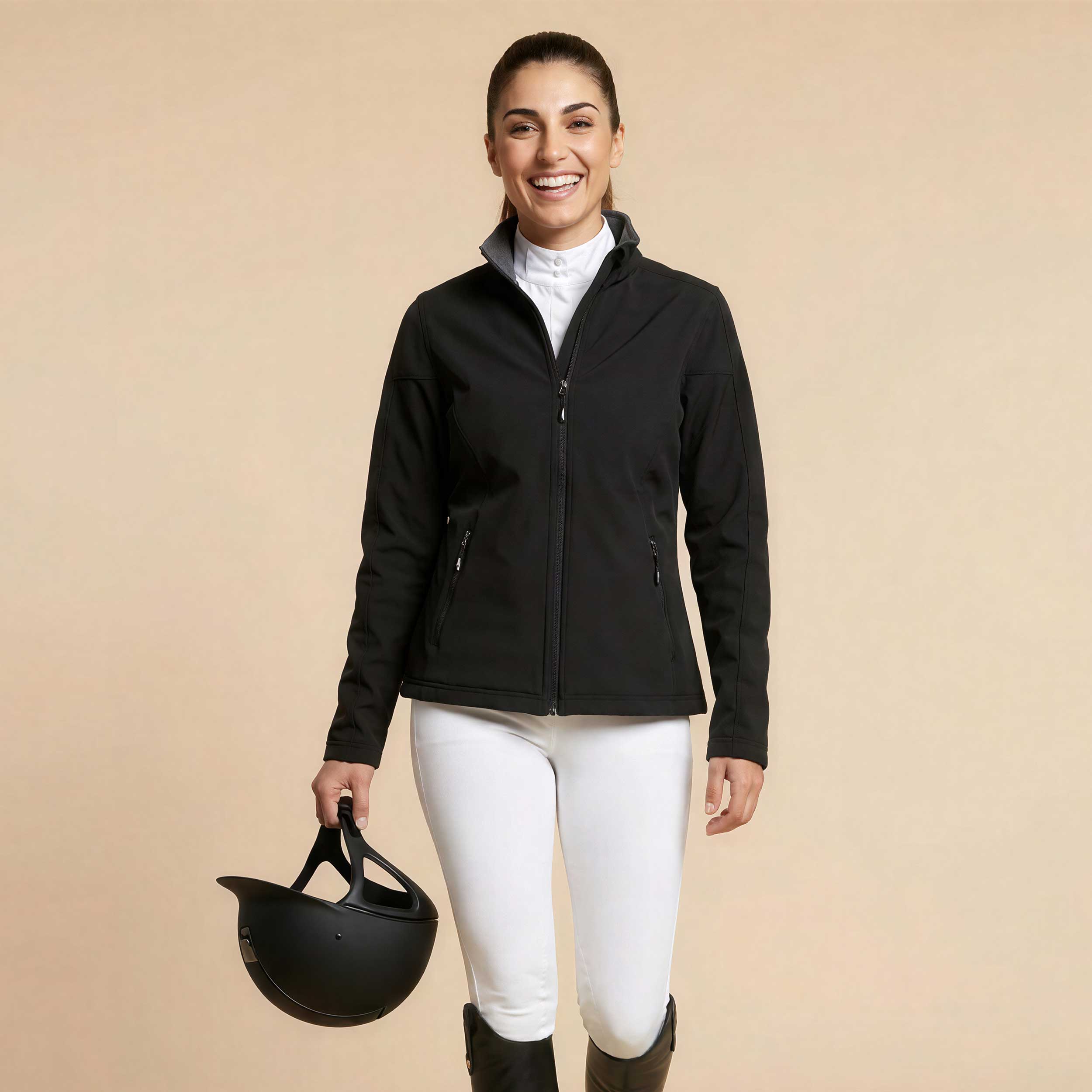 Ladies Soft Shell Equestrian Team Jacket 2 sp-rhodes-womens-softshell-equestrian-team-jacket_black