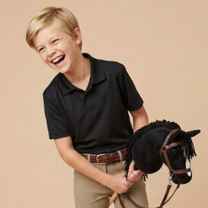 Kids UPF 30+ Equestrian Polo